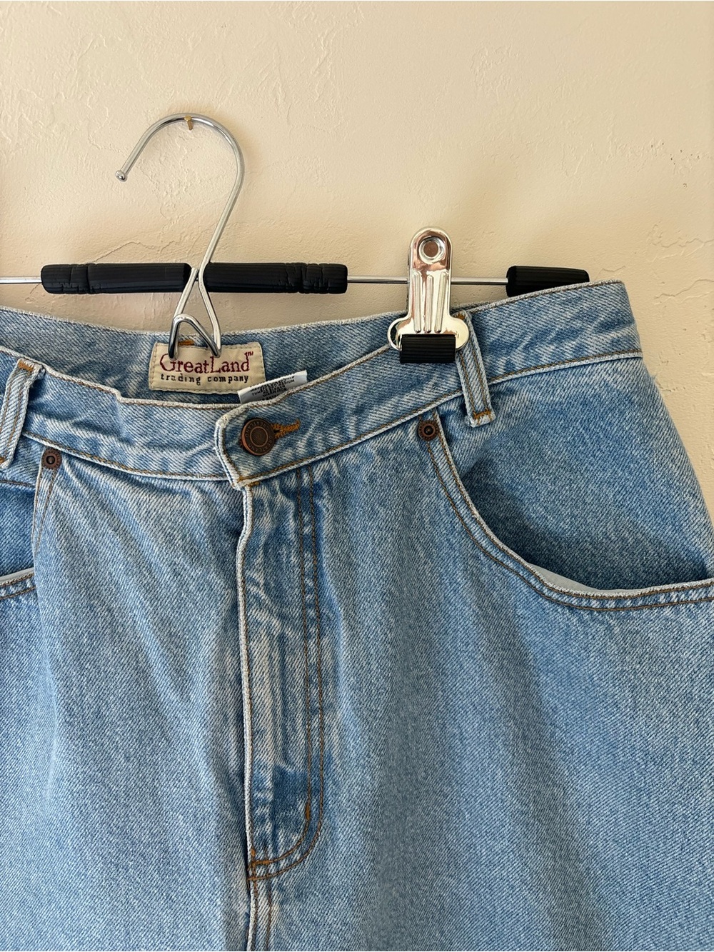 GreatLand Light Wash Boyfriend Jeans - Classic Light Blue - Picture 2 of 5